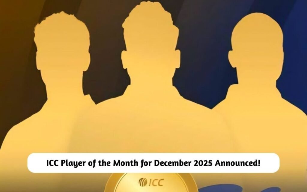 ICC Player of the Month for December 2025
