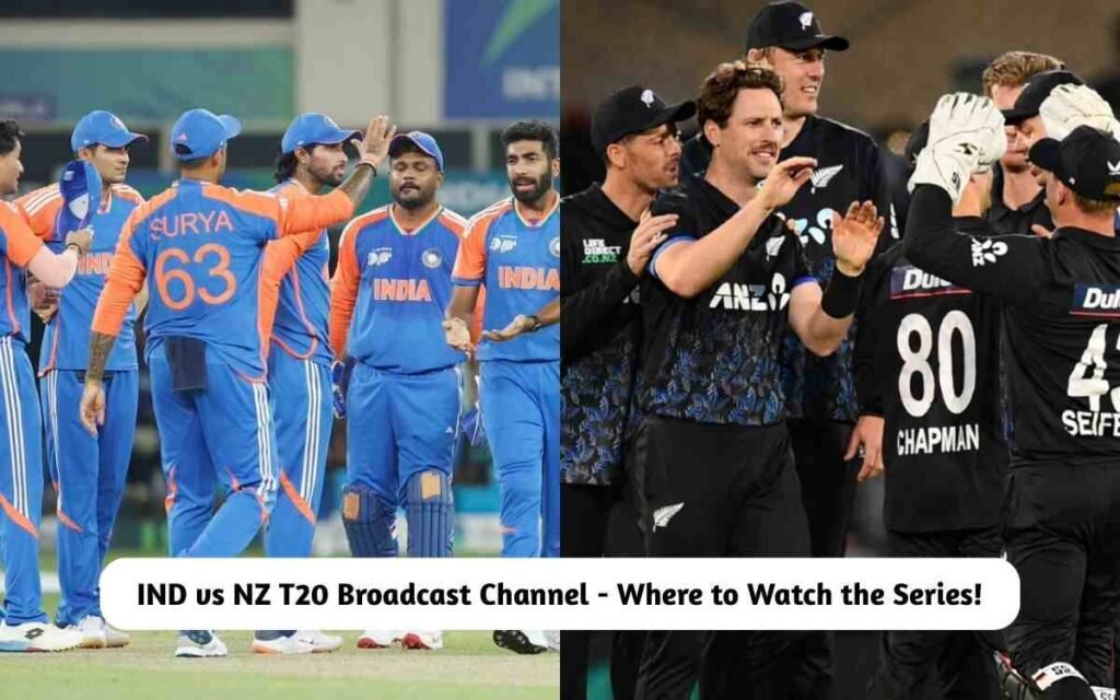 IND vs NZ T20 Broadcast Channel