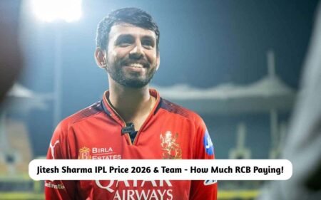 Jitesh Sharma IPL Price 2026 & Team – How Much RCB Paying the Star! Jitesh Sharma IPL Price 2026 & Team
