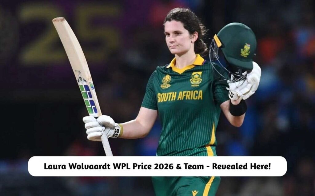 Laura Wolvaardt WPL Price 2026 & Team