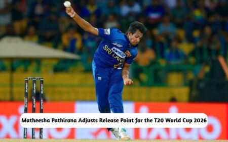 Matheesha Pathirana Adjusts Release Point