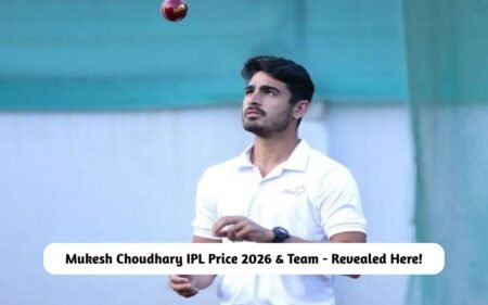 Mukesh Choudhary IPL Price 2026 & Team