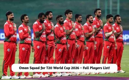 Oman Squad for T20 World Cup 2026