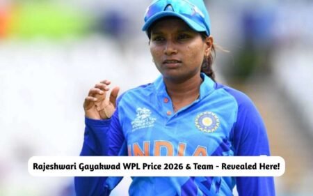 Rajeshwari Gayakwad WPL Price 2026 & Team – Revealed Here! Rajeshwari Gayakwad WPL Price 2026 & Team