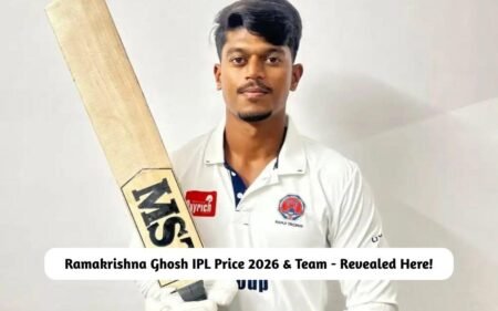 Ramakrishna Ghosh IPL Price 2026 & Team