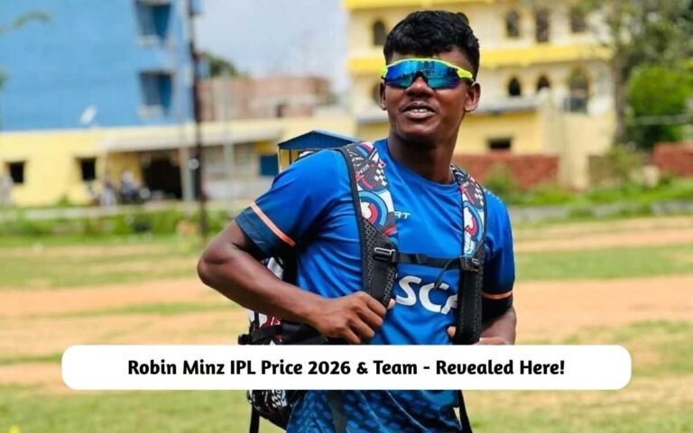 Robin Minz IPL Price 2026 & Team