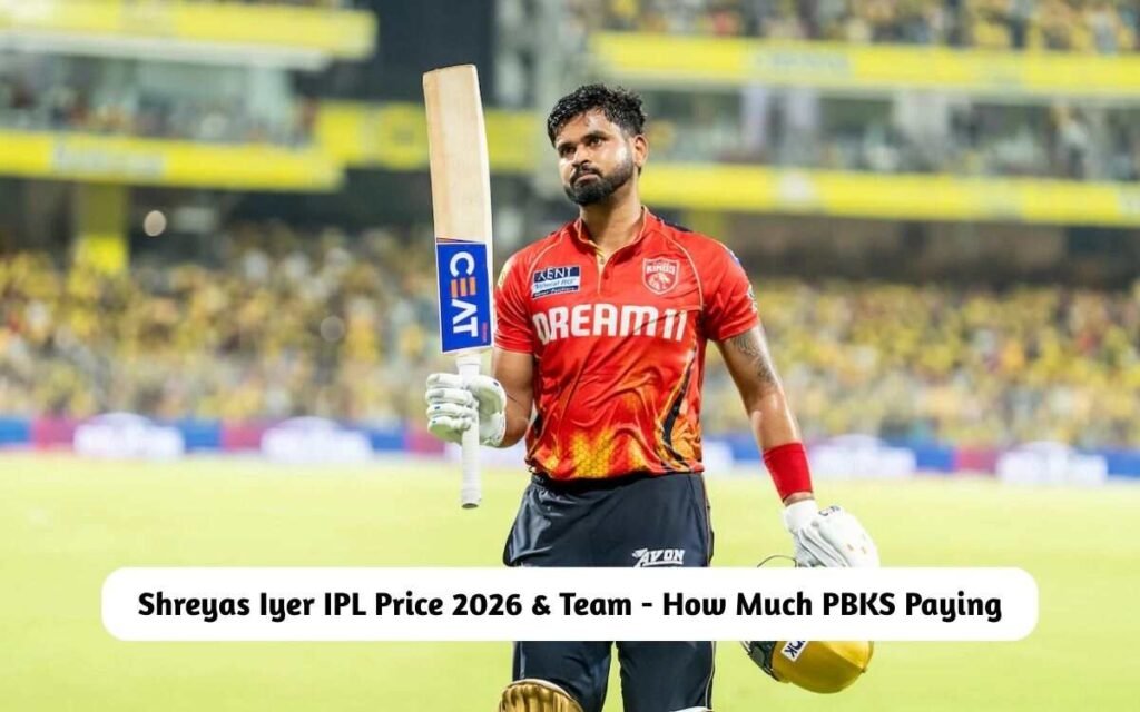 Shreyas Iyer IPL Price 2026 & Team
