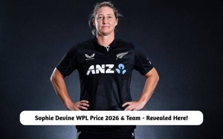 Sophie Devine WPL Price 2026 & Team – Revealed Here! Sophie Devine WPL Price 2026 & Team