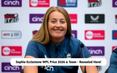 Sophie Ecclestone WPL Price 2026 & Team