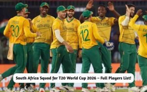 South Africa Squad for T20 World Cup 2026 – Full Players List! South Africa Squad for T20 World Cup 2026