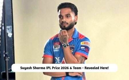 Suyash Sharma IPL Price 2026 & Team – Revealed Here! Suyash Sharma IPL Price 2026 & Team
