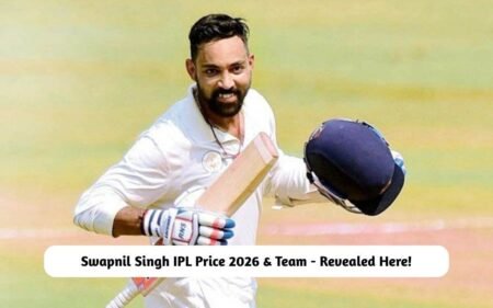 Swapnil Singh IPL Price 2026 & Team – Revealed Here! Swapnil Singh IPL Price 2026 & Team