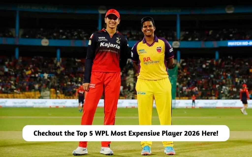 Top 5 WPL Most Expensive Player 2026