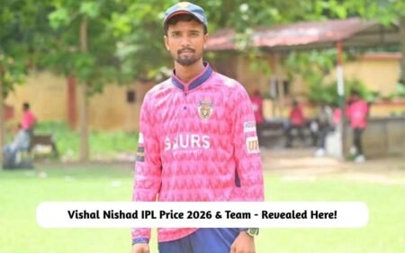 Vishal Nishad IPL Price 2026 & Team