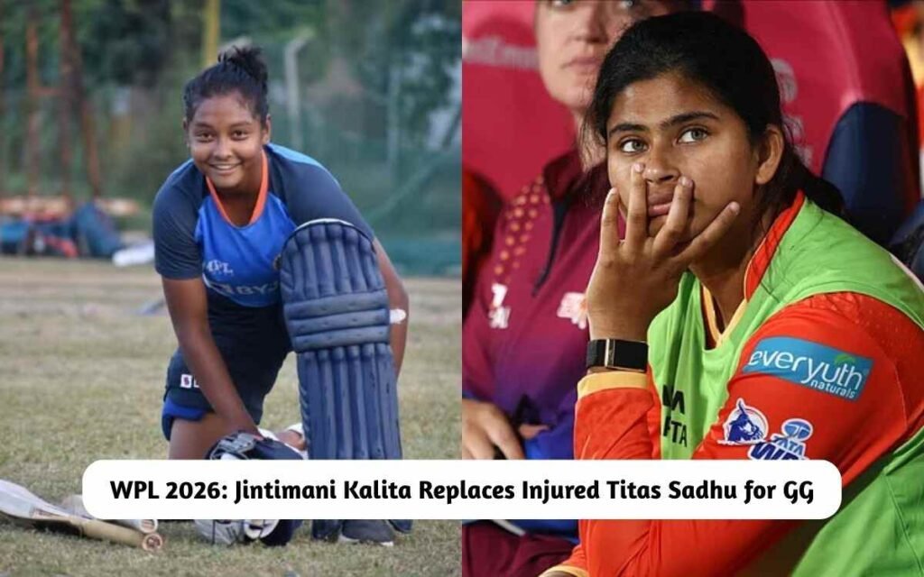 Jintimani Kalita Replaces Titas Sadhu