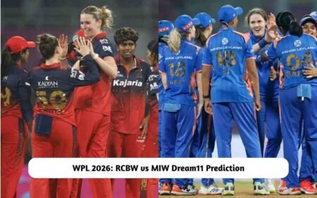 WPL 2026: RCBW vs MIW Dream11 Prediction Today Match 16, Pitch Report, Playing XI, Fantasy Cricket Tips RCBW vs MIW Dream11 Prediction