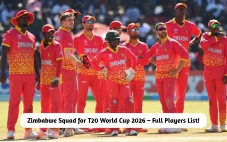 Zimbabwe Squad for T20 World Cup 2026