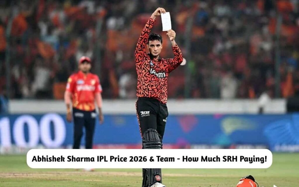 Abhishek Sharma IPL Price 2026 & Team
