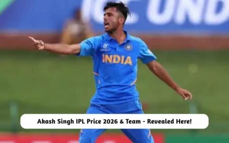 Akash Singh IPL Price 2026 & Team – Revealed Here! Akash Singh IPL Price 2026 & Team