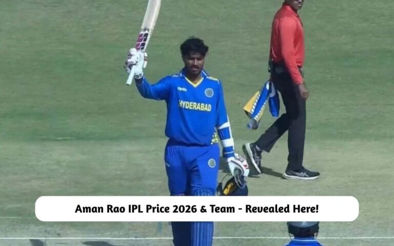 Aman Rao IPL Price 2026 & Team