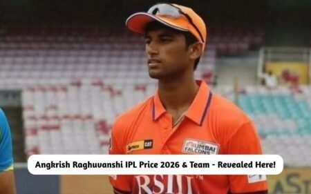 Angkrish Raghuvanshi IPL Price 2026 & Team