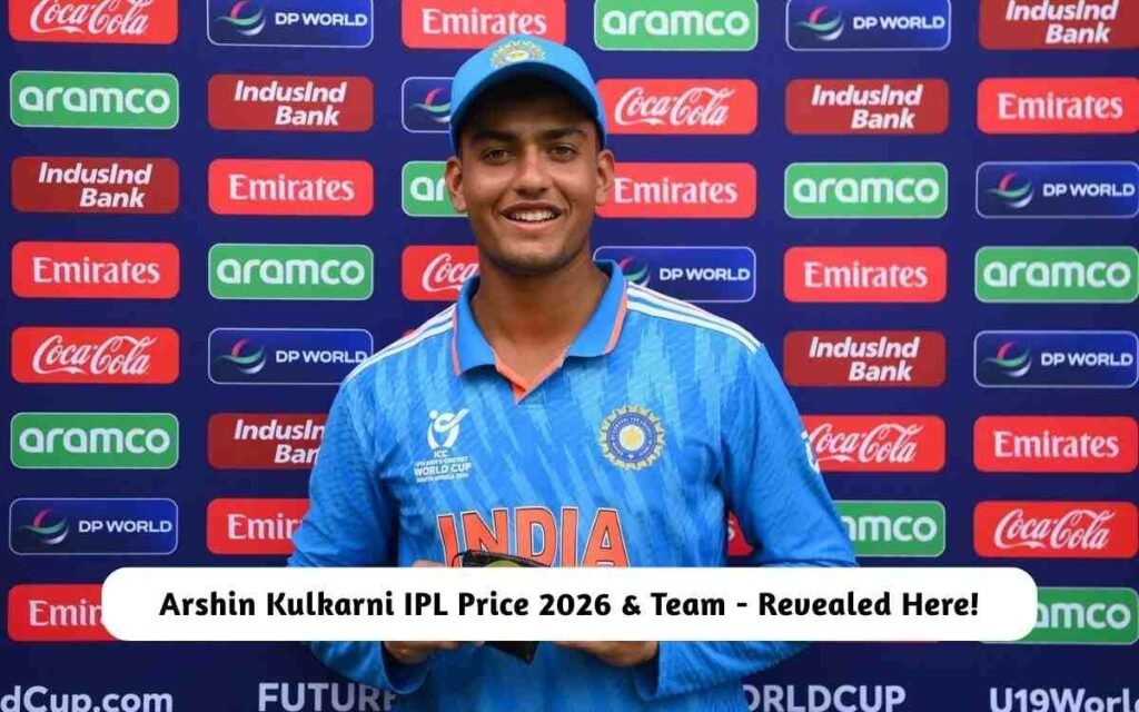 Arshin Kulkarni IPL Price 2026 & Team