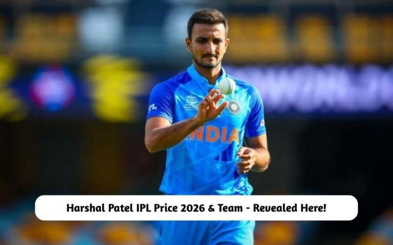 Harshal Patel IPL Price 2026 & Team