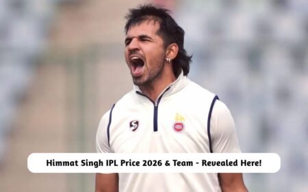 Himmat Singh IPL Price 2026 & Team