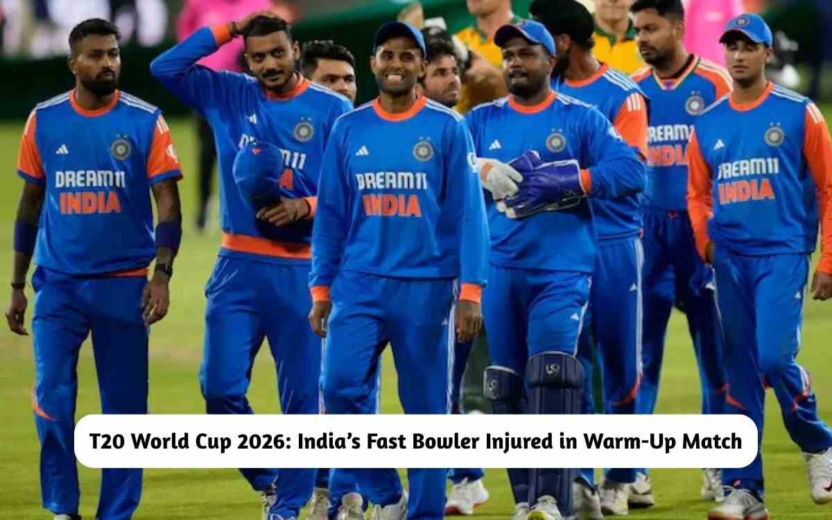 T20 World Cup 2026: Major BLOW for India - Fast Bowler Injured in Warm ...