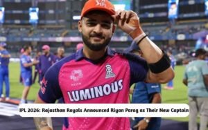 IPL 2026: Rajasthan Royals Announced Riyan Parag as Their New Captain IPL 2026: Rajasthan Royals Captain Riyan Parag
