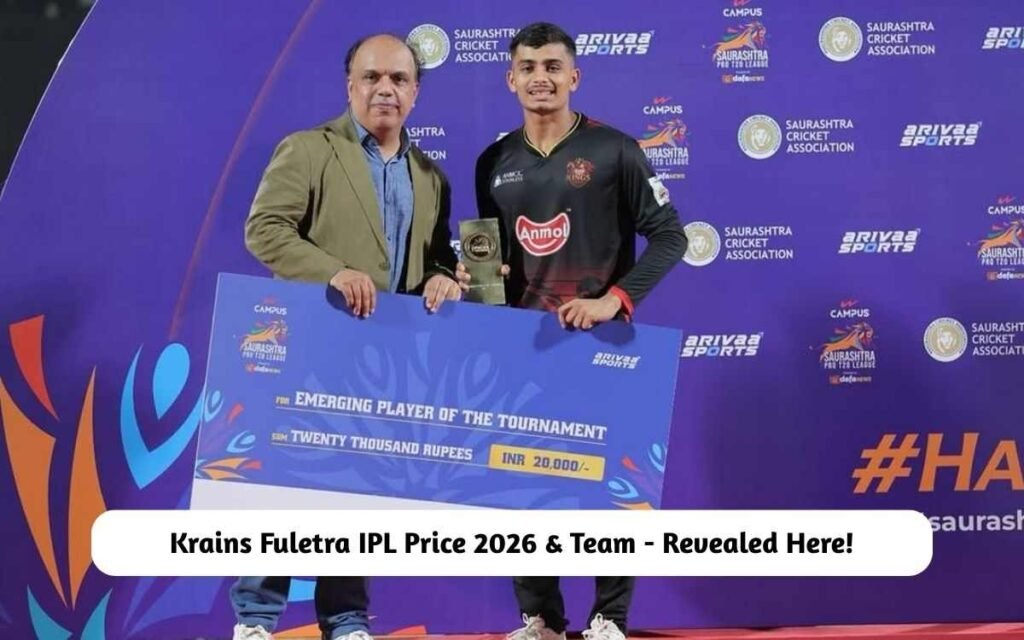 Krains Fuletra IPL Price 2026 & Team
