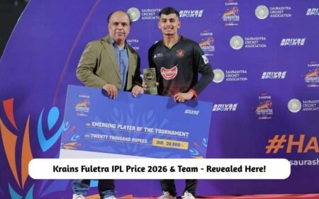 Krains Fuletra IPL Price 2026 & Team