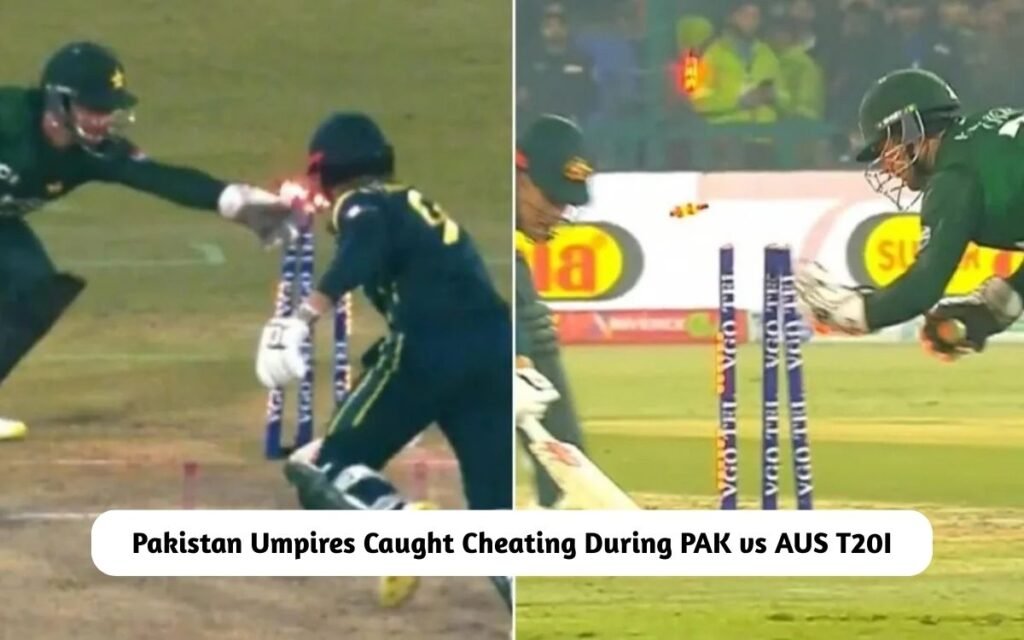 Pakistan Umpires Caught Cheating