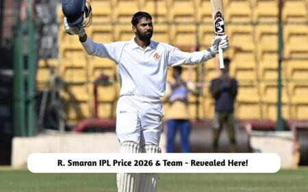 R. Smaran IPL Price 2026 & Team – Revealed Here! R. Smaran IPL Price 2026 & Team