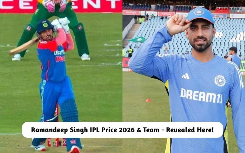 Ramandeep Singh IPL Price 2026 & Team – Revealed Here! Ramandeep Singh IPL Price 2026 & Team