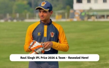 Ravi Singh IPL Price 2026 & Team