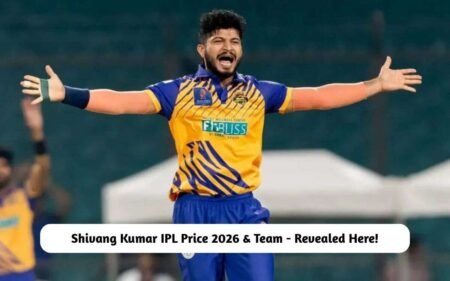 Shivang Kumar IPL Price 2026 & Team