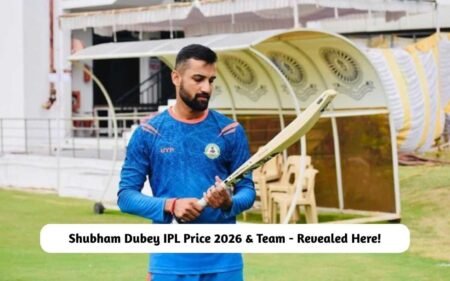 Shubham Dubey IPL Price 2026 & Team