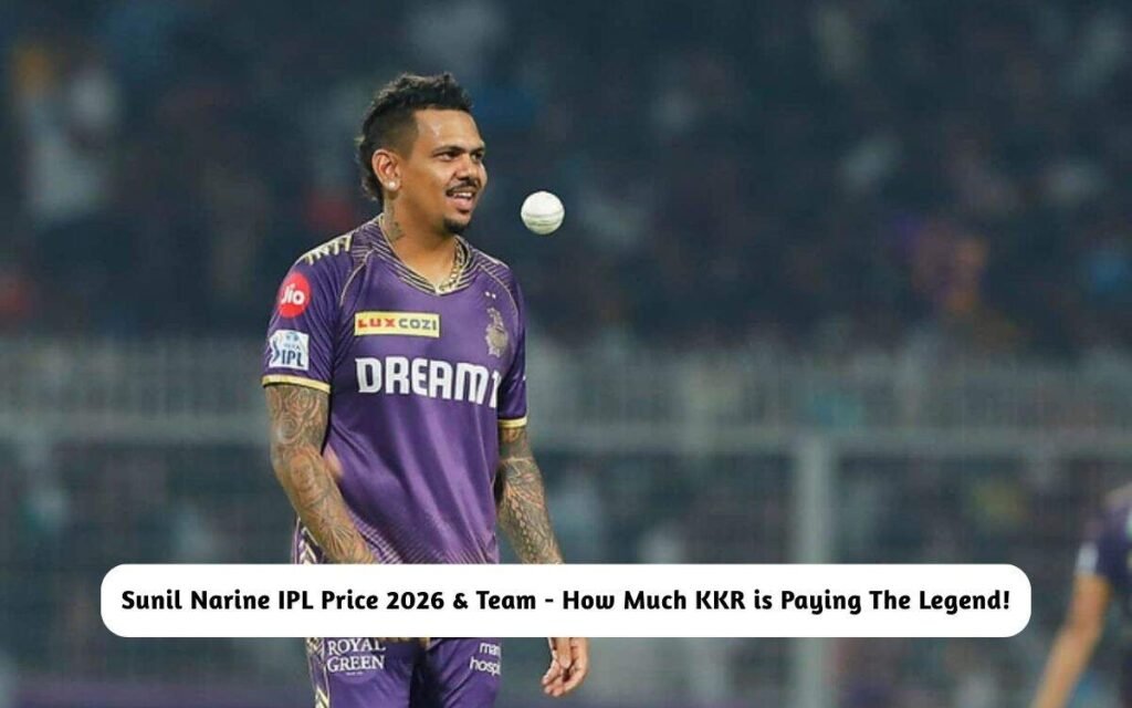 Sunil Narine IPL Price 2026 & Team