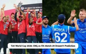 T20 World Cup 2026: ENG vs ITA Dream11 Prediction Today Match 29, Pitch Report, Playing XI, Fantasy Cricket Tips ENG vs ITA Dream11 Prediction