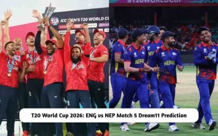 T20 World Cup 2026: ENG vs NEP Dream11 Prediction Today Match 5, Pitch Report, Playing XI, Fantasy Cricket Tips ENG vs NEP Dream11 Prediction