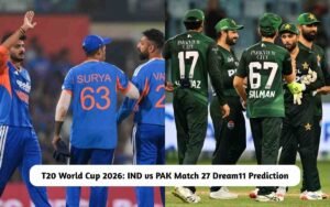 IND vs PAK Dream11 Prediction