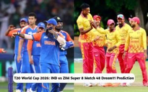 T20 World Cup 2026: IND vs ZIM Dream11 Prediction Today Match 48 Super 8, Pitch Report, Playing XI, Fantasy Cricket Tips IND vs ZIM Dream11 Prediction