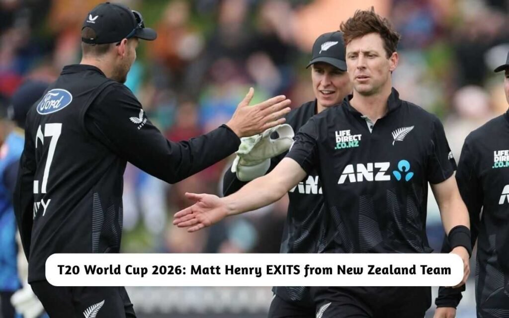 Matt Henry EXITS from New Zealand Team