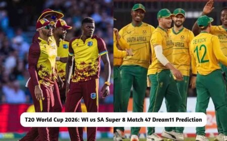 T20 World Cup 2026: WI vs SA Dream11 Prediction Today Match 47 Super 8, Pitch Report, Playing XI, Fantasy Cricket Tips WI vs SA Dream11 Prediction