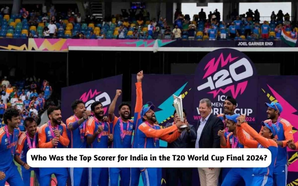 Top Scorer for India in the T20 World Cup Final 2024