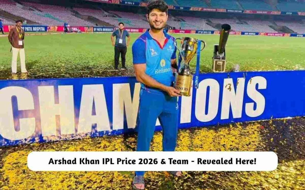 Arshad Khan IPL Price 2026 & Team