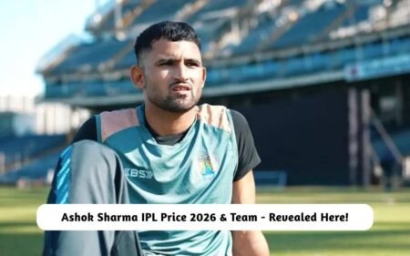Ashok Sharma IPL Price 2026 & Team – Revealed Here! Ashok Sharma IPL Price 2026 & Team