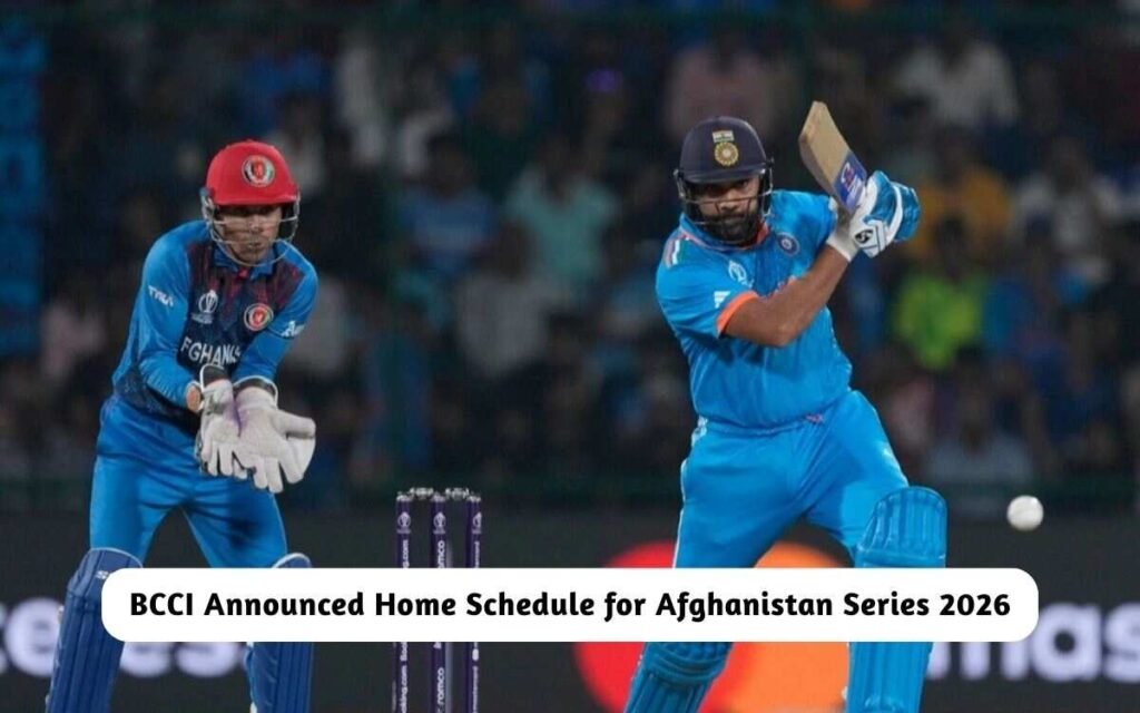 Home Schedule for Afghanistan Series 2026