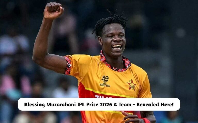 Blessing Muzarabani IPL Price 2026 & Team